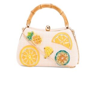 ALESSIA BIANCHI
Beaded Fruit Handle Satchel
